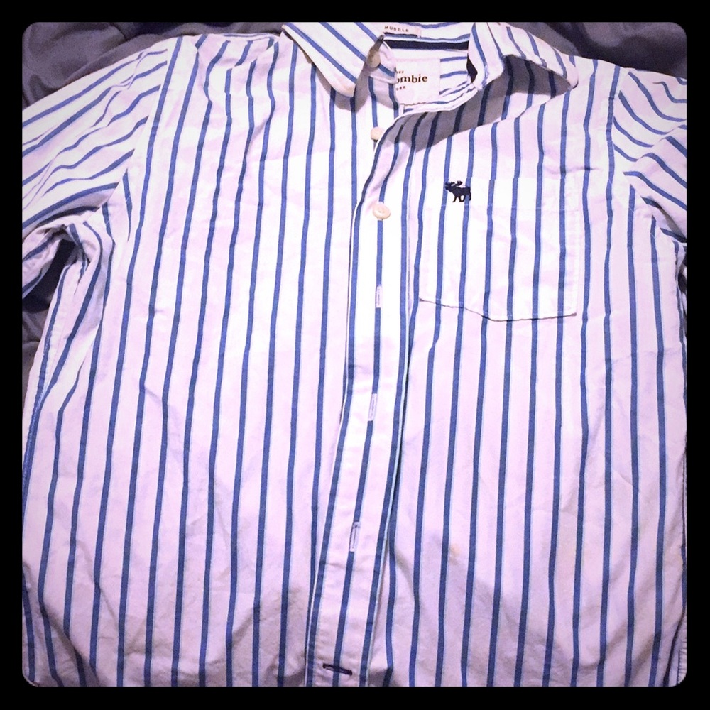 Boys Abercrombie long sleeve button up